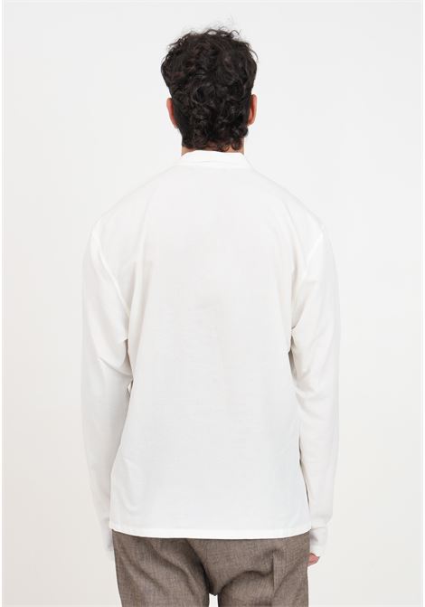 Camicia da uomo bianca con collo sciallato IM BRIAN | CA2898002